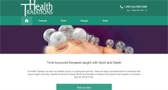 Desktop Screenshot of healthtraditions.com.au